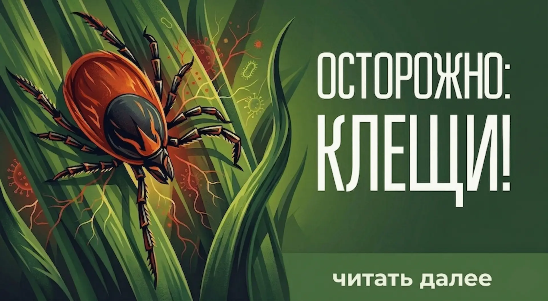 Осторожно, клещи!
